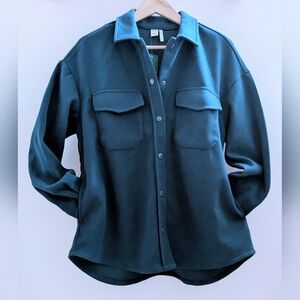 Simons Twik. Shacket. Teal. Small